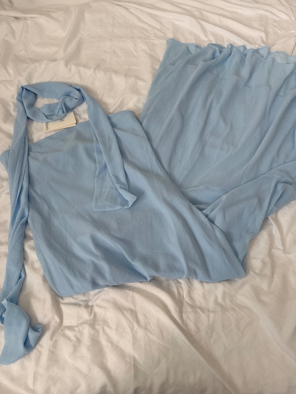 peppermayo sienna blue under the pagoda maxi dress  size 6 US  details: - NWT -
